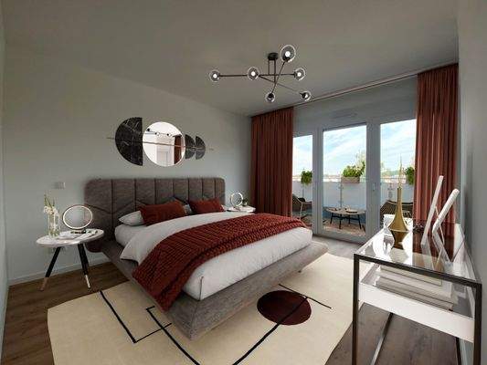 Hauptschlafzimmer - Visualisierung