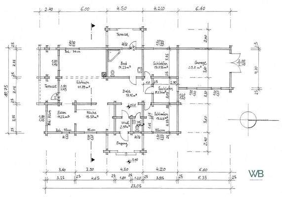 Grundriss großes Haus