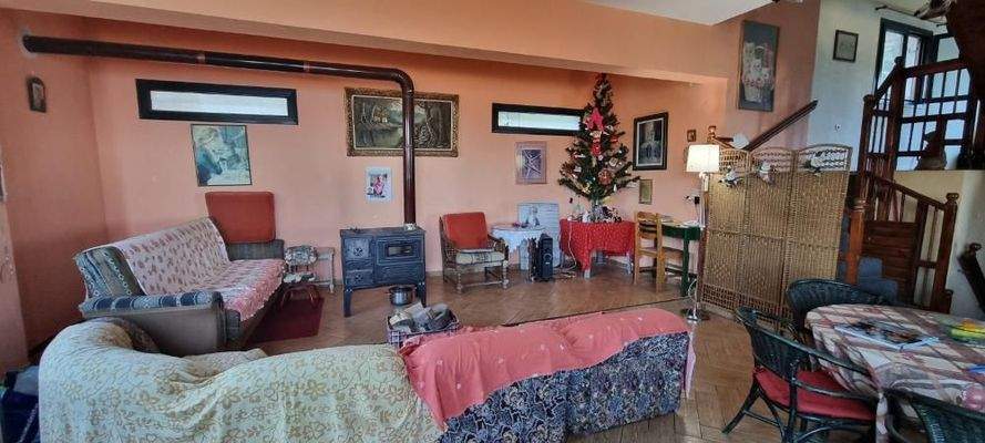 Kreta, Agia Pelagia: Freistehendes Haus mit traumhaftem Meerblick zu verkaufen