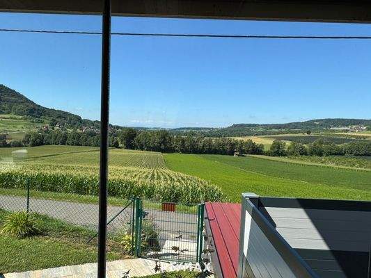 Aussicht vom Wintergarten