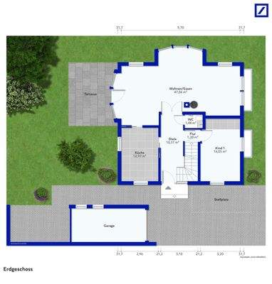 Grundriss Erdgeschoss