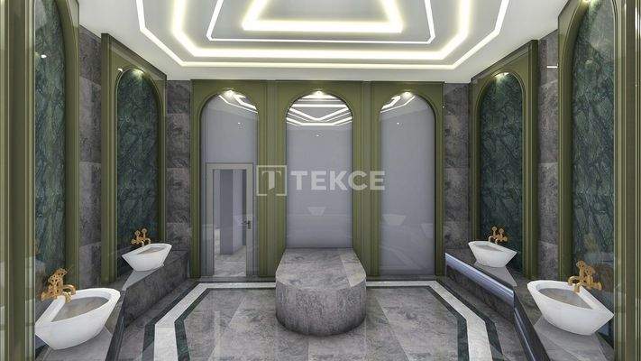 Sea-View Apartments in a Complex in Antalya Altıntaş