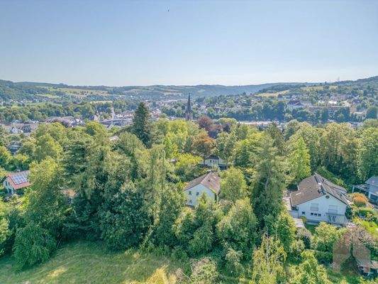 Blick nach Eitorf- Zentrum