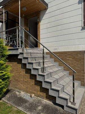 Treppen zum Haus
