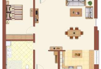 Grundriss: Moderne Wohnung