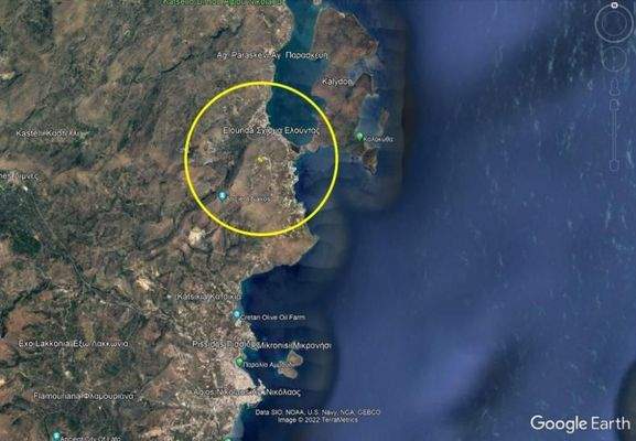 Kreta, Elounda: Baugrundstück mit Panoramablick zu verkaufen