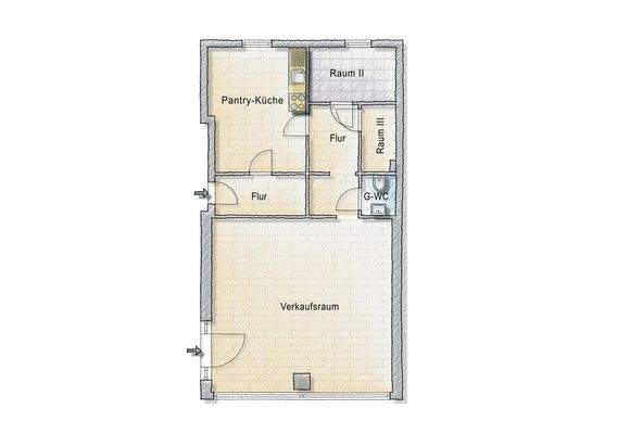 Derzeitiger Grundriss
