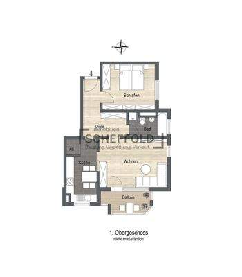 Grundriss 1. Obergeschoss