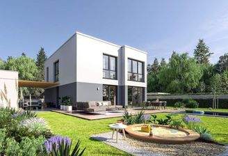 Beispielhaus Gartenansicht