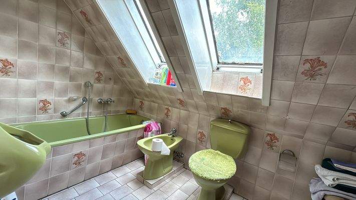 Badezimmer Dachgeschoss
