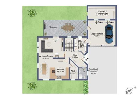 Grundriss Erdgeschoss