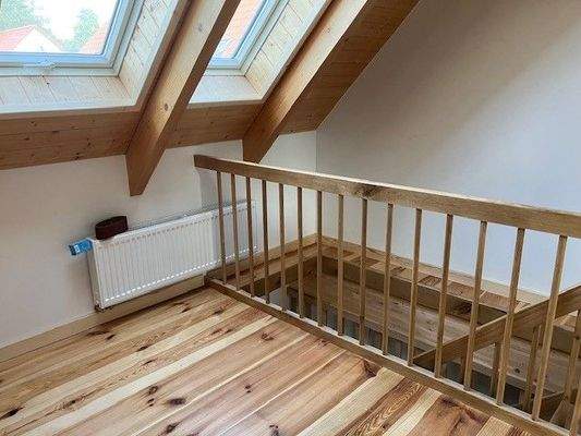 Doppelhaus rechts, offene Galerie