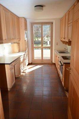 Küche im EG mit Terrasse