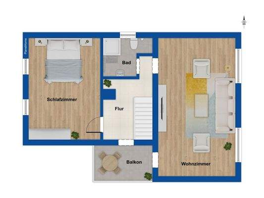 Grundriss Obergeschoss