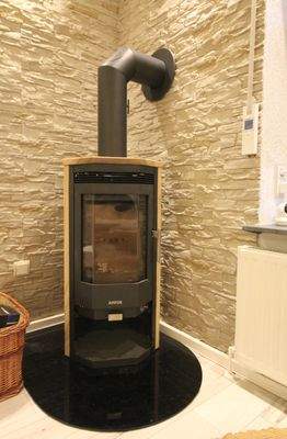 Ofen im Wohnzimmer