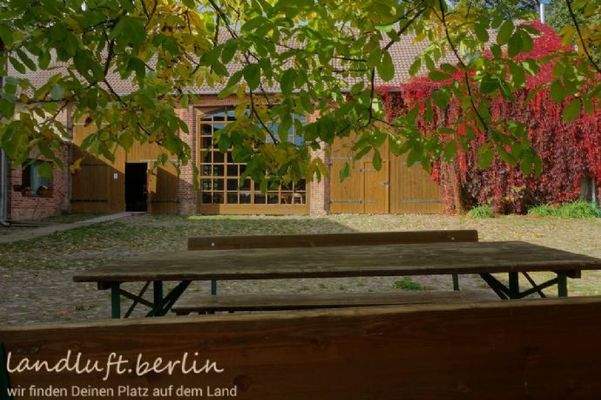 Sitzplatz im Innenhof