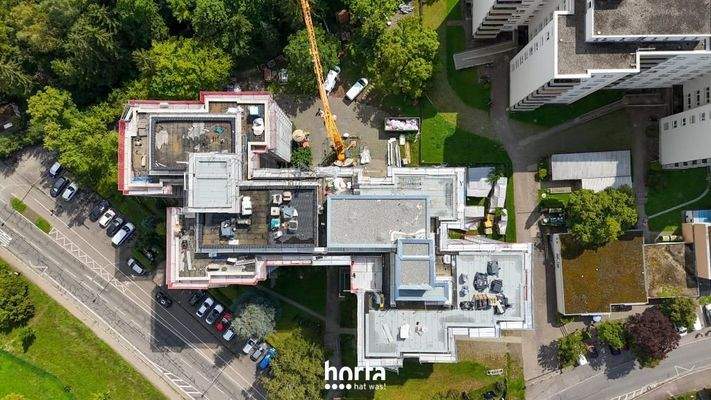 Drohnenaufnahme Dach