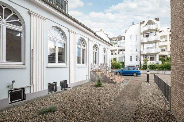 Rückansicht mit zweitem Zugang