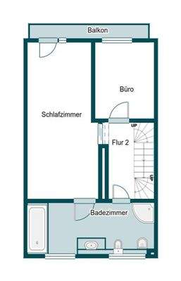 Grundriss Skizze 1.OG