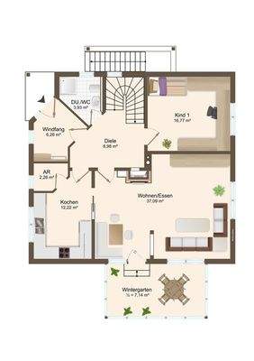 Grundriss Erdgeschoss