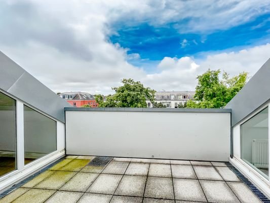 Schöne Dachterrasse