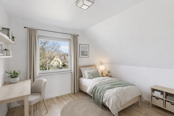 KI-Visualisierung eines Dekorationsvorschlags zur Inspiration.