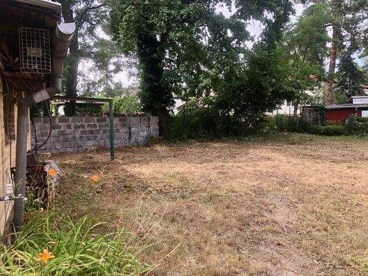 Freifläche des Grundstücks