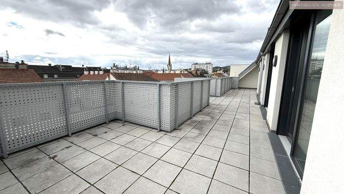 Terrasse auf Wohnebene