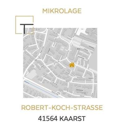 Stadtplan mit Markierung