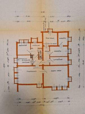 Kellerplan des Hauses