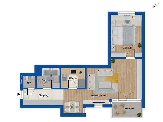 Grundriss 2. Obergeschoss