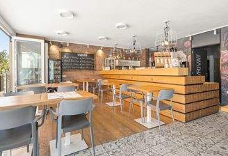Theke im Gastrobereich