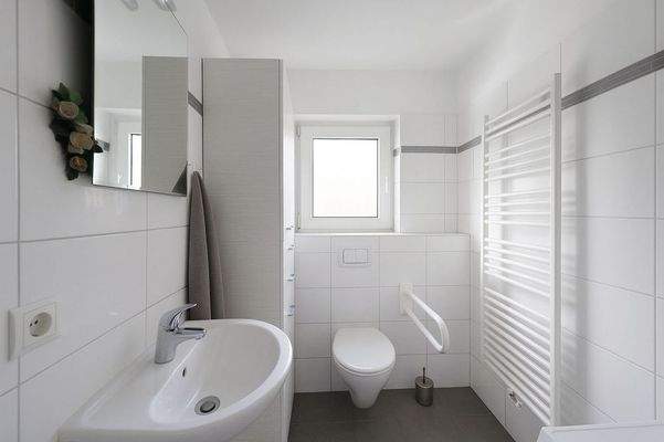 Blick in das Badezimmer