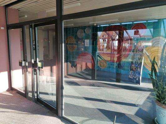 Windfang doppelt verglast