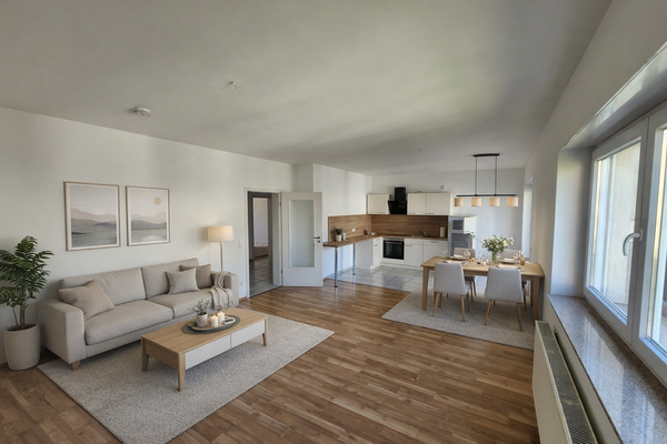 Wohn- und Essbereich Beispielmöblierung