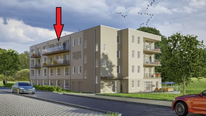 Erstbezug! Seniorengerechte 1-Raum Wohnung in ruhiger Lage