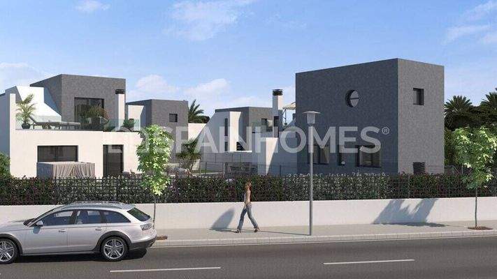 Villas with Private Pool and Garden in San Juan, Alicante