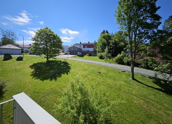 Blick vom Balkon