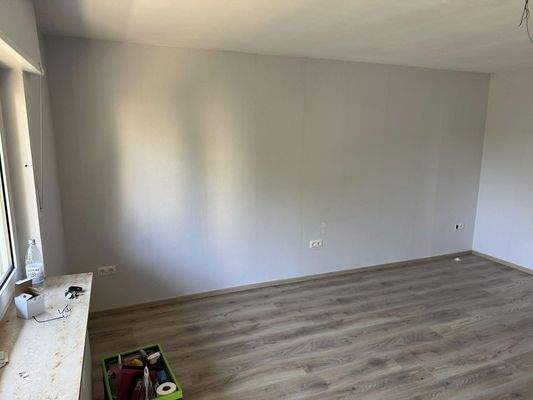 Wohnzimmer - abtapeziert