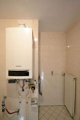 ...mit Gas-Brennwerttherme