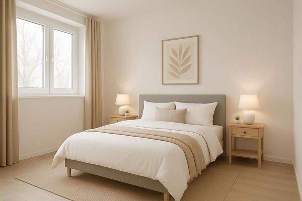 Einrichtungsbeispiel Schlafzimmer Erdgeschoß