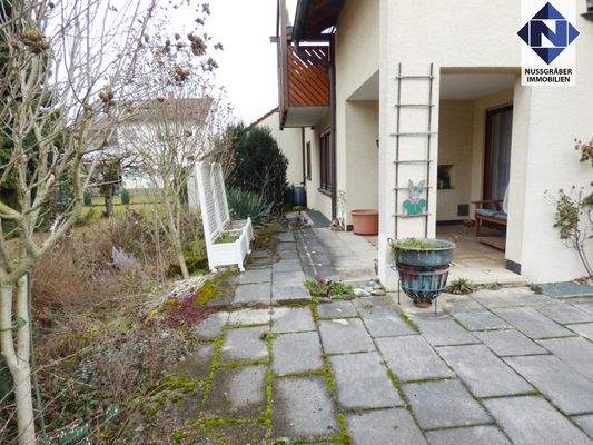 überdachter Sitzplatz