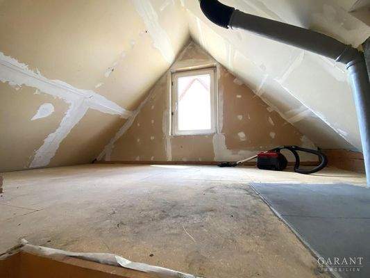 Blick in den Dachspitzboden