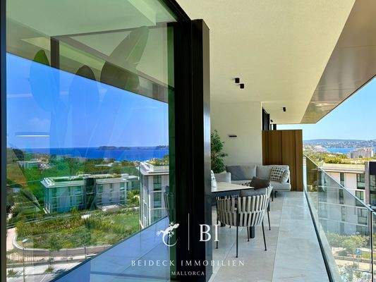 Spiegelung Meerblick