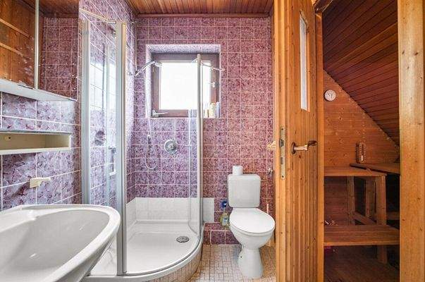 Duschbad mit Sauna
