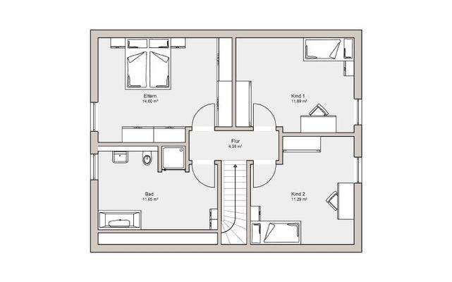 Grundriss Dachgeschoss