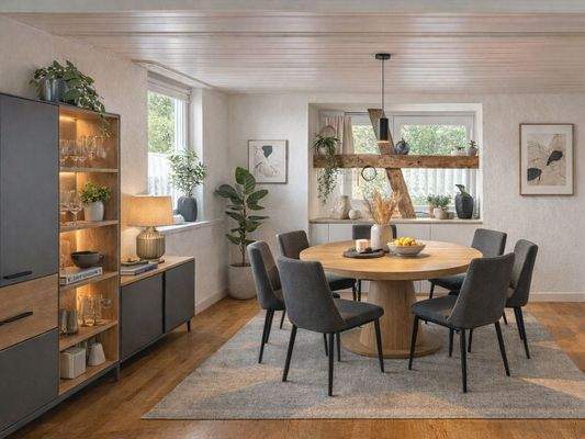 Esszimmer OG - Einrichtungsbeispiel (KI-generiert)
