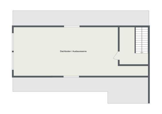 Grundriss Dachboden