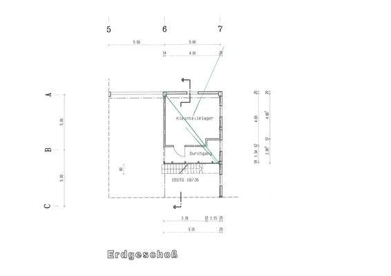 Grundriss Kleinteilelager