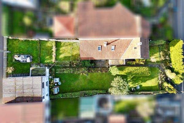 Vogelperspektive Grundstück